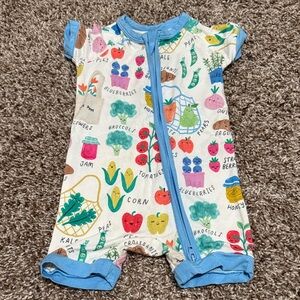 Little Sleepies Farmer’s Market Shorty Zippy